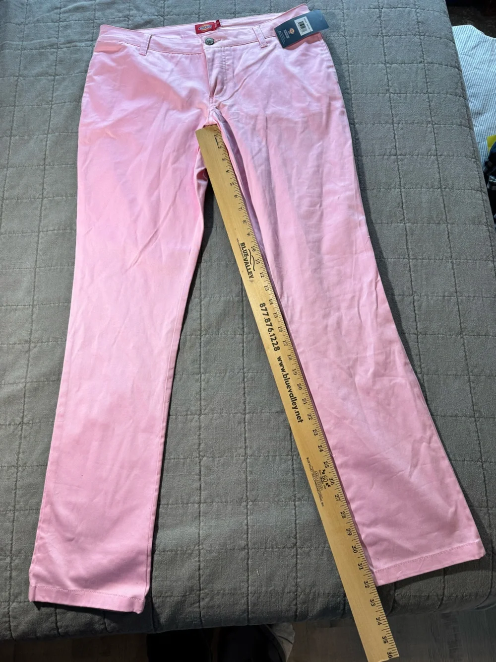 Dickies Pink Girls Stretch Jeans